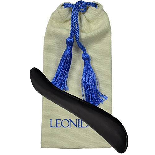 Gua Sha Schaber S-Form 13x3 cm aus Büffelhorn - Leonidov Cover
