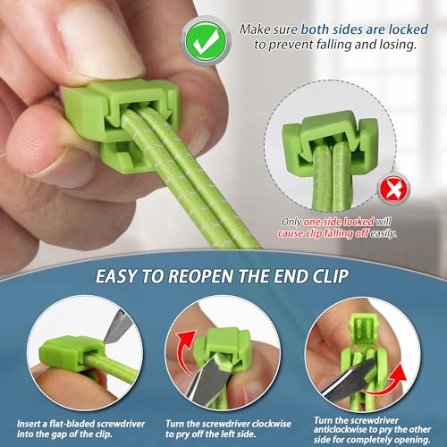 Image of HOMAR Elastic No Tie Shoe Laces Stretch Tieless Shoe Laces for Sneakers No Tie Shoelaces Elastic Laces for Adults and Kids