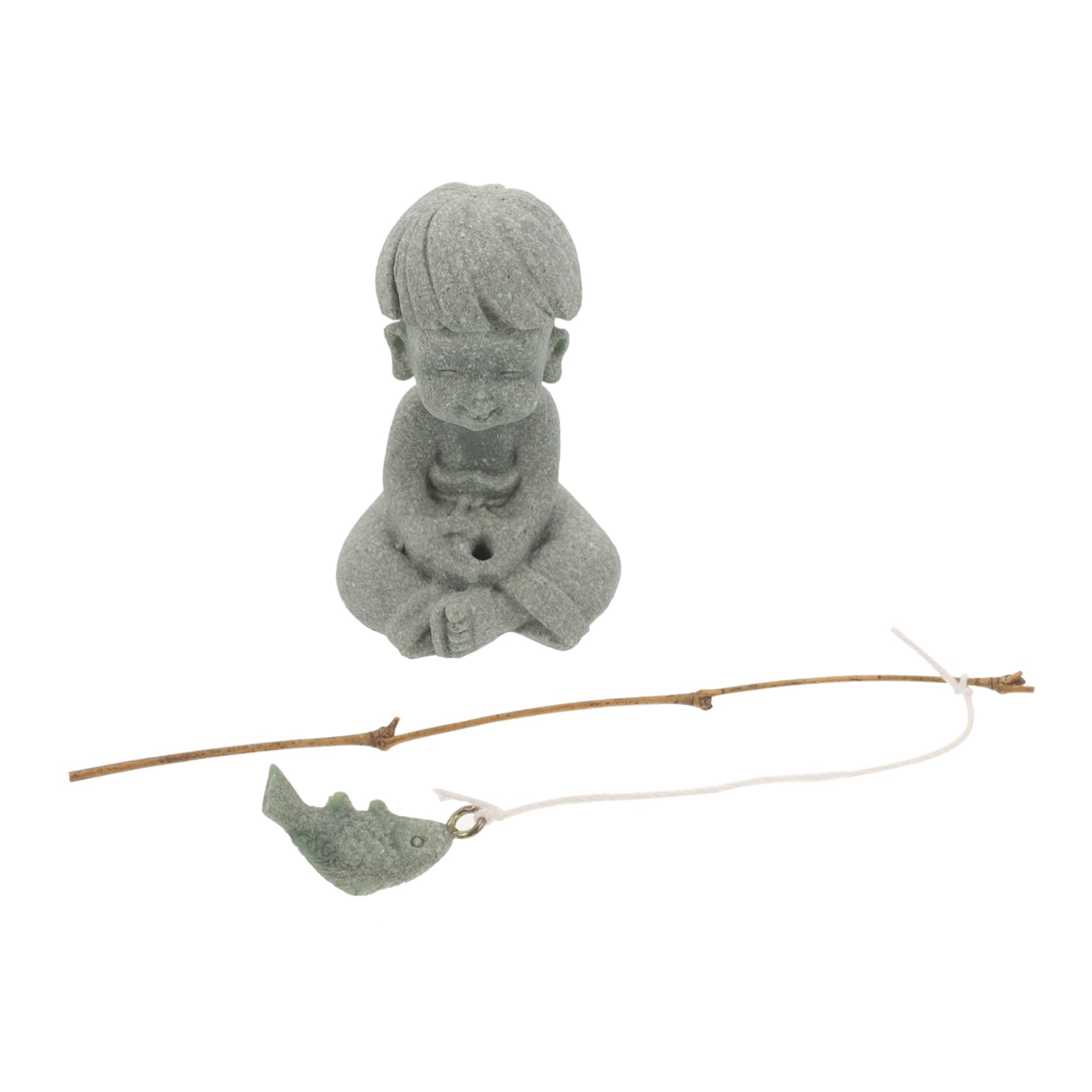 GLEAVI 4 Pezzi Ornamenti Per La Pesca Per Decor Del Serbatoio Di Pesce All'aperto Creature Decorazioni Per Acquari Piccolo Decorazioni Di Pesci Per Acquario Accessori Arenaria