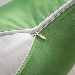 Phantoscope Pack of 2 Outdoor Waterproof Solid Throw Decorative Pillow Cover Decorative Square Outdoor Pillows Cushion Case Patio Pillows for Couch Tent Sunbrella, Forest Green 18x18 inches 45x45 cm Phantoscope Pack of 2 Outdoor Waterproof Solid Throw Decorative Pillow Cover Decorative Square Outdoor Pillows Cushion Case Patio Pillows for Couch Tent Sunbrella Forest Green 18×18 inches 45×45 cm