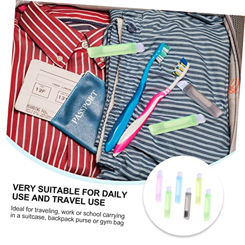 KOCKSHION 6 Stück Faltbare Zahnbürste Tragbare Bunte Zahnbürsten mit Weichen Borsten für Camping und Reisen Platzsparend und Hygienisch für Unterwegs Zufällige Farbe Zufällige Farbe – Bild 4