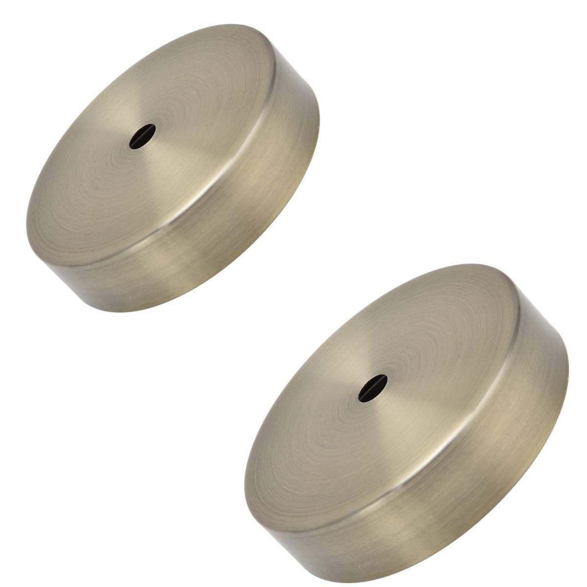 OML Ceiling Canopy Kit, 100mm x 20mm Metal Lamp Holder Base, Deep Single Hole Light Fixture Plate, Pendant Light Chassis for Hanging Chandeliers & DIY Installation - Pack of 2 (Brass Gold)-picture-44
