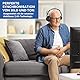 ZUPVIY Kabellose TV-Kopfhörer für Senioren – Hohe Lautstärke, Kein Audio-Verzögerung (Plug & Play) – Kompatibel mit Optisch/AUX/RCA/USB – Inkl. Senioren-Ladestation, Schwarz
