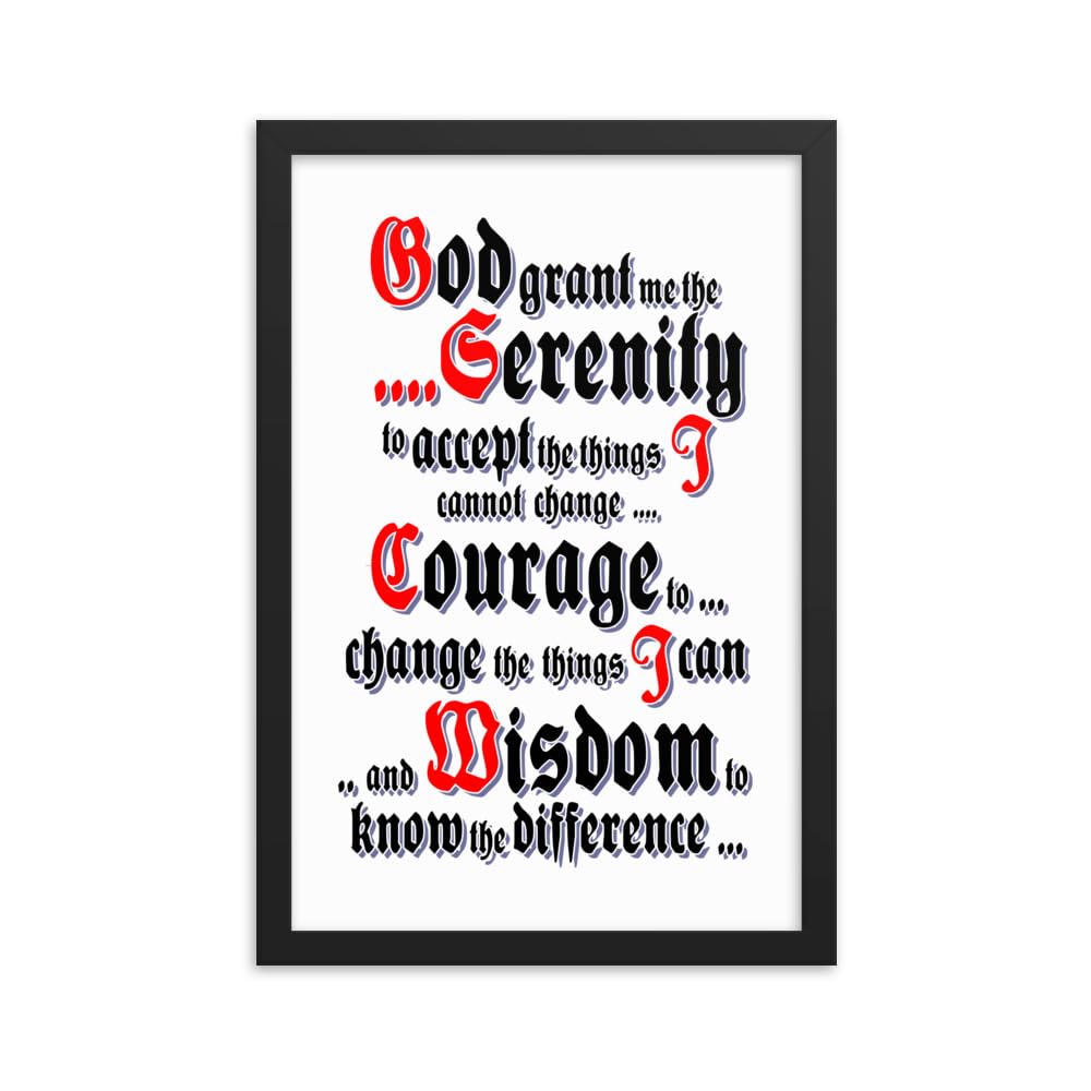 Amazon.com: Jakey Brand Serenity Prayer AA NA Alcoholic Addict