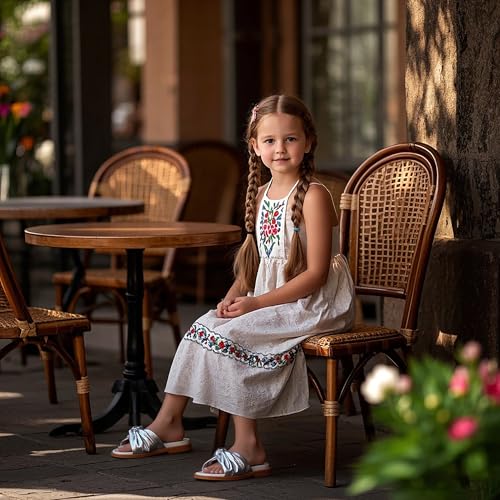 Image of THEE BRON Girls Cute Slip-On Slippers Stylish Sandals for Toddlers & Kids