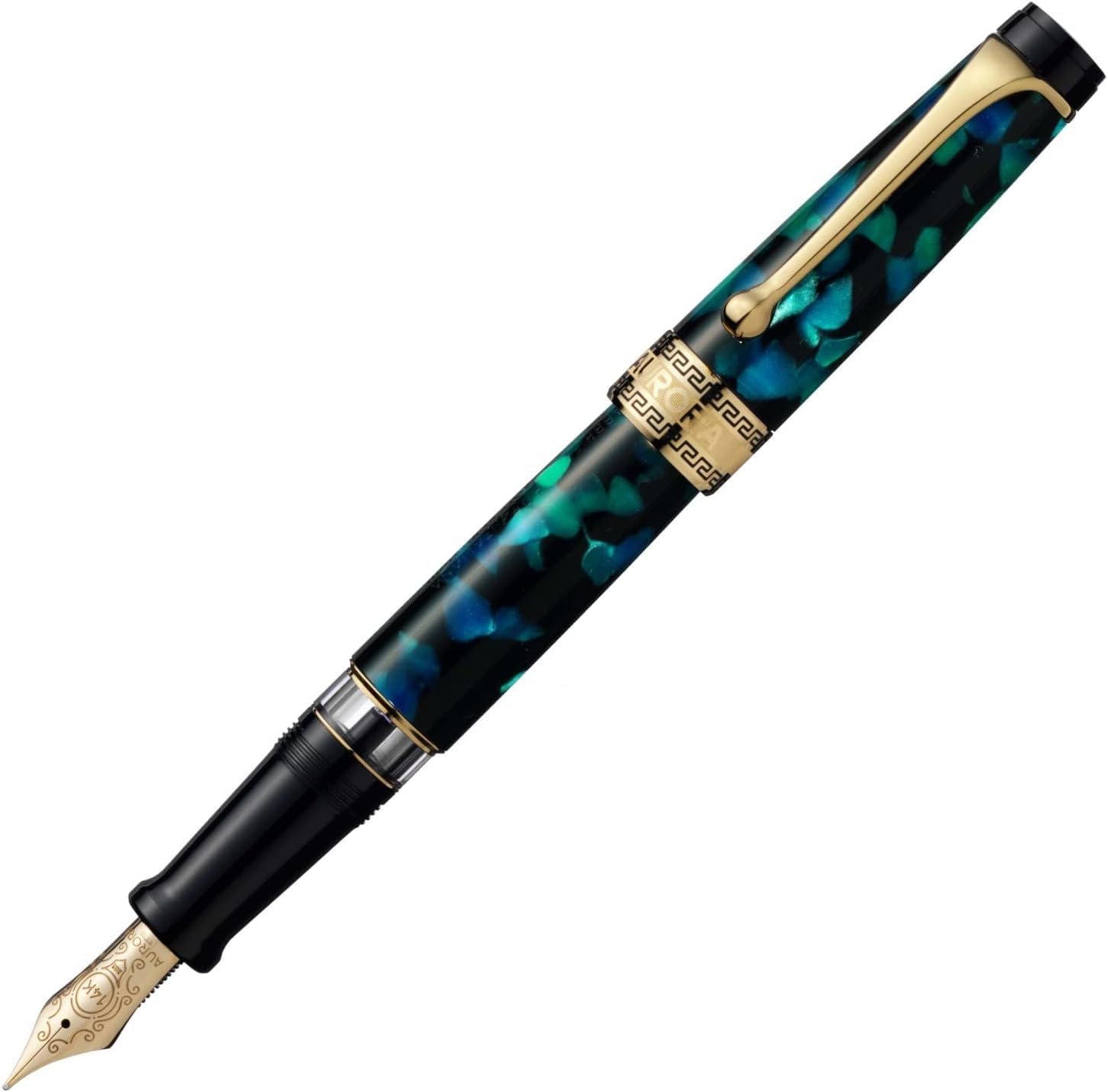 AURORA 緑色 万年筆 14K 限定品紹介】緑とシルバーが魅せる AURORA創業100周年 第3弾