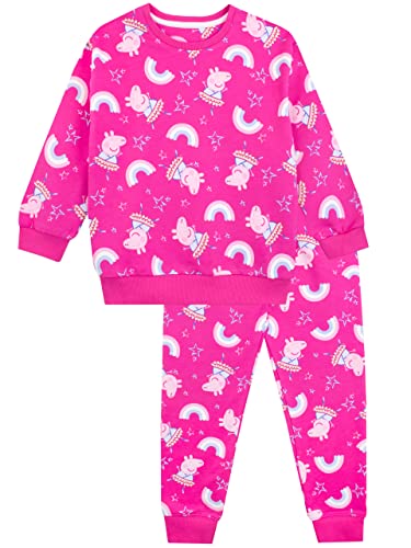 Peppa Pig Girls' Sweatshirt and Sweatpants Set