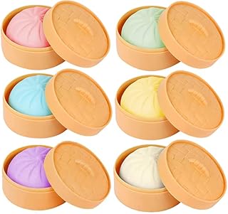 Colorful Dumpling Squishy Stress Balls Sensory Toys Fidgets, Pop It Stress Ball Squishy Toys, Fidget Toys Pop Its Squishies Fidget Pack (A1)