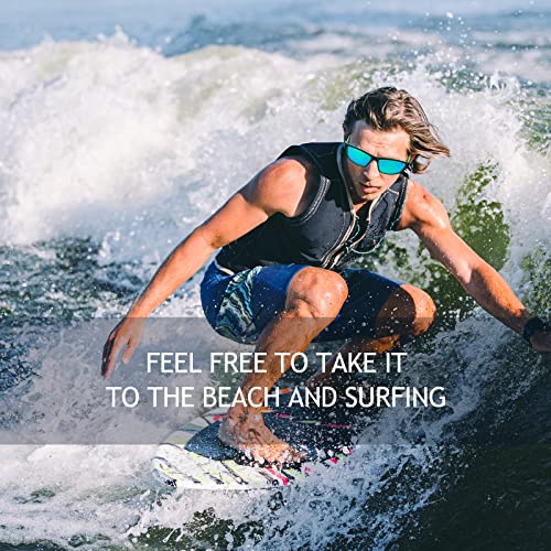 Toodoo 4 Pairs Men Polarized Sunglasses With Uv Protection Driving Glasses Sports For Sport Outdoor Activities thumb #5