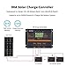 ZHCSolar Solar Charge Controller 80A 12V 24V PWM Solar Panel Charger Regulator for Renewable Energy 1920W Max with USB Multi Circuit Protection Anti-Fall Durable ABS Housing Enhanced Heat Sink