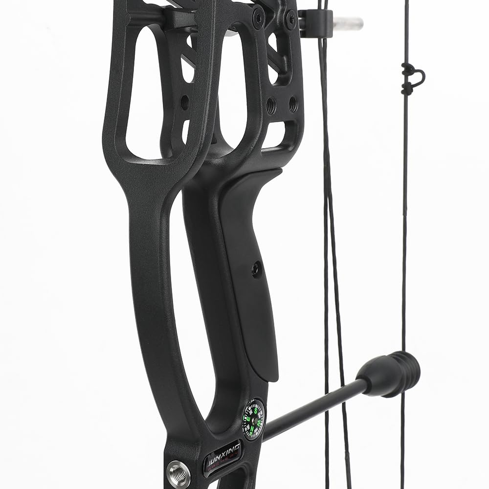 Compoundbogen-Set mit 0-70 lbs Verstellbarer Zugkraft, 320 FPS IBO und 80% Let-Off – für Erwachsene und Jäger, ideal für Jagd und Standschießen