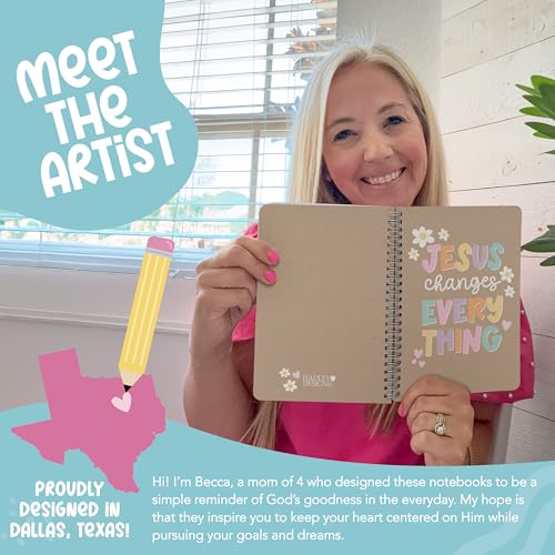 Journaux chrétiens Hadley Designs en kraft pour notes bibliques et prières