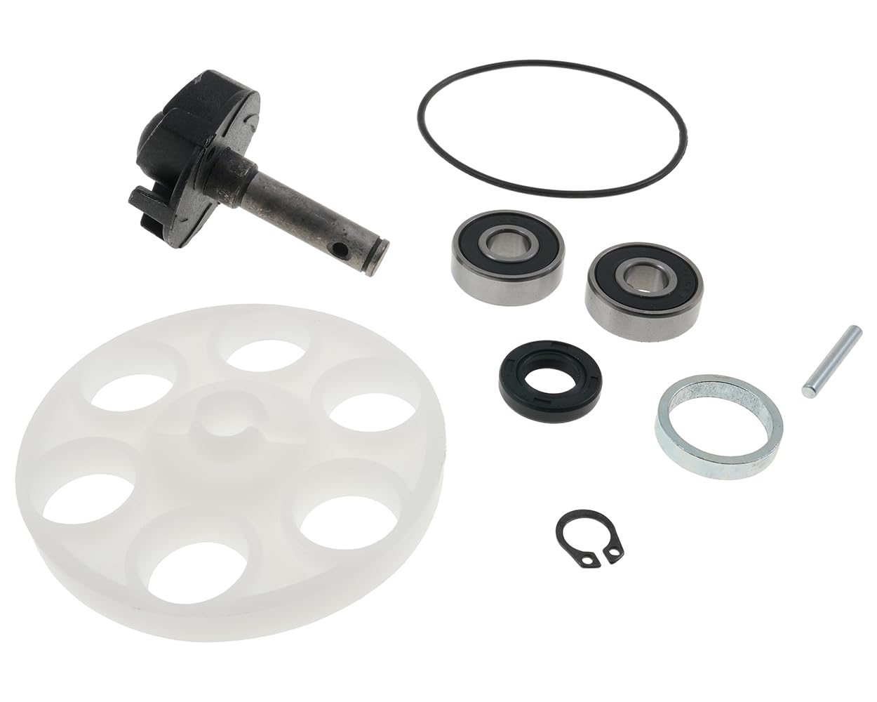Pompa dell'acqua 2EXTREME con ruota motrice compatibile con Yamaha Aerox 50, MBK Nitro 50 (dal 1999 in poi), APRILIA SR50 LC (94-97), MALAGUTI F15 Firefox 50 LC, F12 Phantom 50 LC, Jog RR 50 LC, BENEL