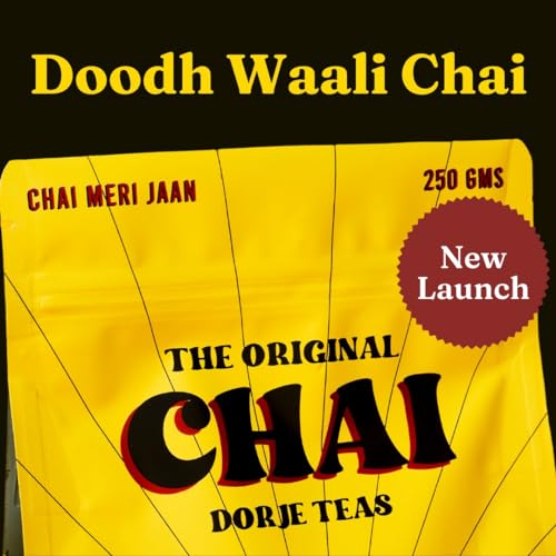 Image of Dorje Teas The Original Chai | 250g (Pack of 1) | Organic Garden Fresh CTC Black Tea | Creamy & Aromatic Kadak Doodh Chai | No Artificial Flavours | 100 Cups