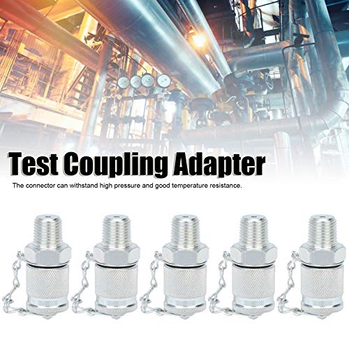 Image of Hydraulic Test Adapter, Hydraulic Pressure Test Coupling Kit, Hydraulic Testing Coupling Adapter for Pressure Measuring (ZG1 /4)