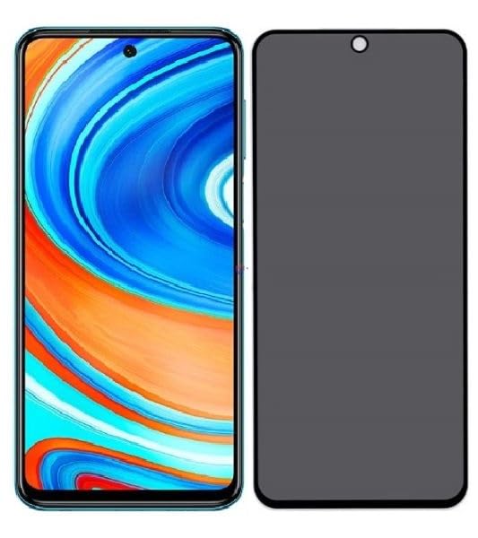 Privacy Tempered Glass Screen Protector for Redmi Note 9 Pro Max (Pack of 1)