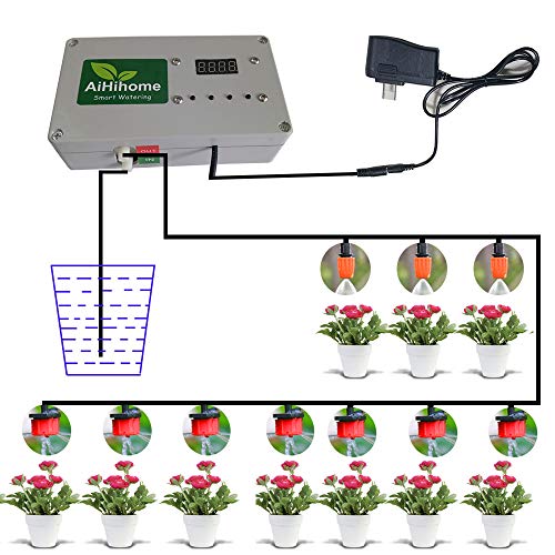 AiHihome Automatic Watering System Indoor Plant Auto Watering By DIY
