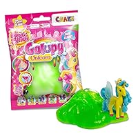 CRAZE Magic Slime FOILBAG | Schleim Kinder im Beutel 75ml Slime Set mit Glitzer & Galupy Unicorn Einhorn Figur Überraschung, geruchsneutral, rückstandsfrei