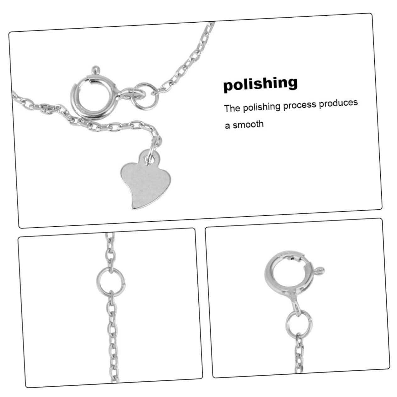 SEWACC 9stücke Teiliges Silberne Kettenverlängerung Für Armbänder Und Halsketten Verstellbare Kettenverbindung Mit Liebe Zum Detail Für -schmuckgestaltung
