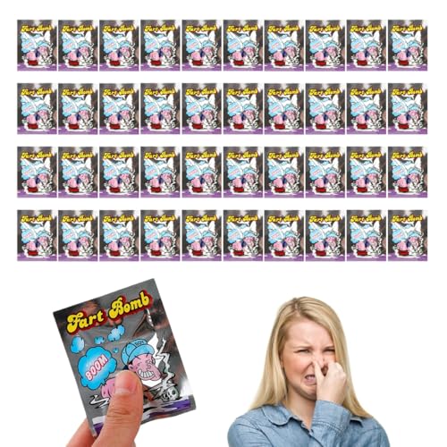 ZORVYN 40 unidades bombas fétidas extremamente fedidas, divertidas bombas de brincadeira para festas