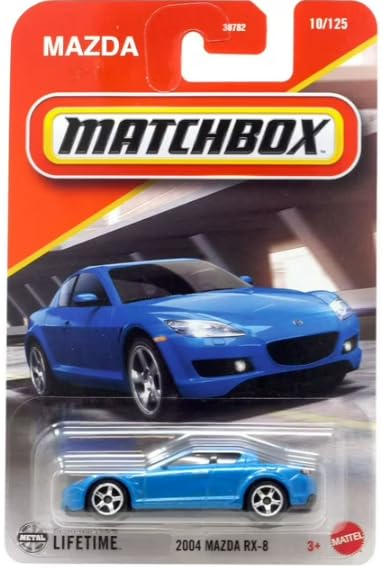 Amazon.com: Matchbox Mazda RX-8, 1:64 Scale Diecast Car, Blue, 10