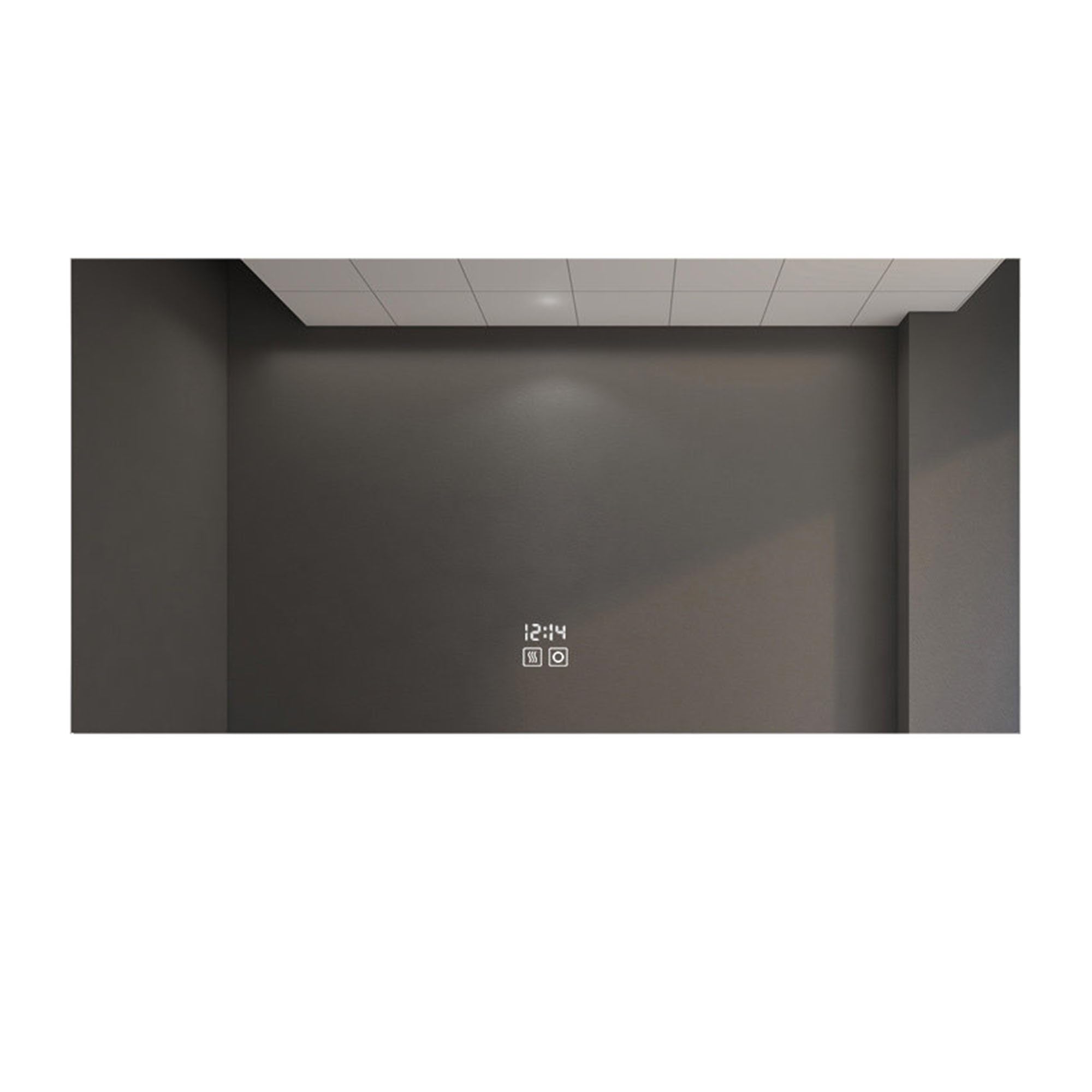 Miroir salle de bain LED fini la buée commande tactile et lumière 3 couleurs