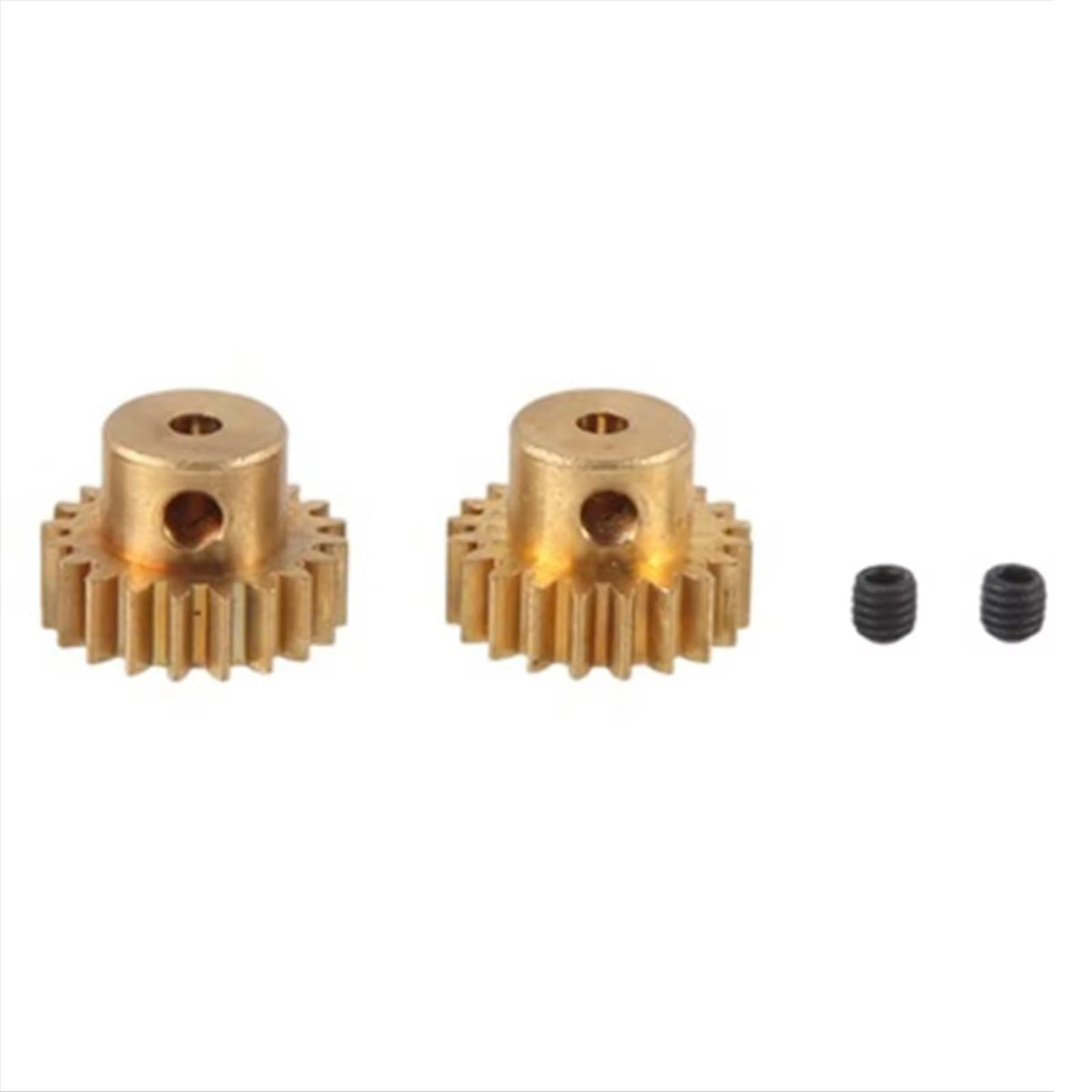 Para Redcat 1/12 1/16 2 Piezas Engranaje De Motor De Piñón De Latón Con Eje De 20 Dientes 2,3 Mm Coche RC Accesorios De Actualización Componentes