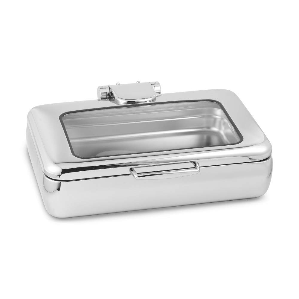 Jazz Rock Collection 8 Quart Induction Chafer by Eastern Tabletop – Stainless Steel, Model 3995G
