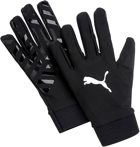 PUMA Guantes negros de jugador de campo - 8