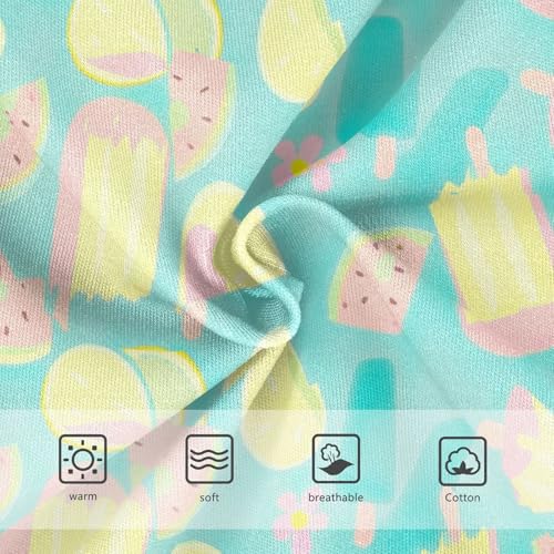 Funny Toddler Girls Underwear 2t Cotton Cute Panties Girl Cute Summer Popsicles Teal Kids Briefs Undies3