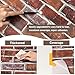 Rugreat Red Brick Contact Paper 17.3''×78.8'' Wallpaper Tools