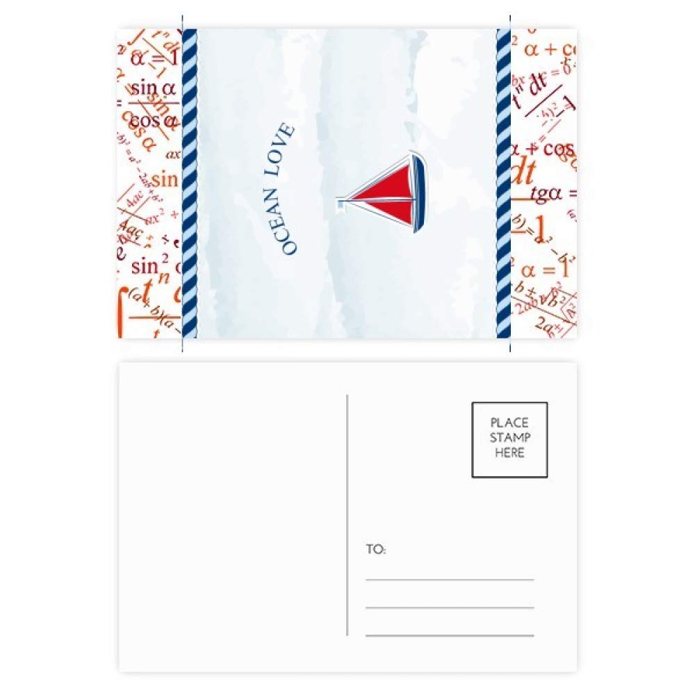 Cartes postales amour de la mer et voile bleue pour dire merci avec émotion - 4