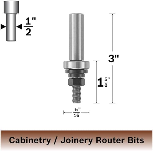 Miniatura 2 de BOSCH 82811C 516 In. Ranura cortador de broca de fresadora