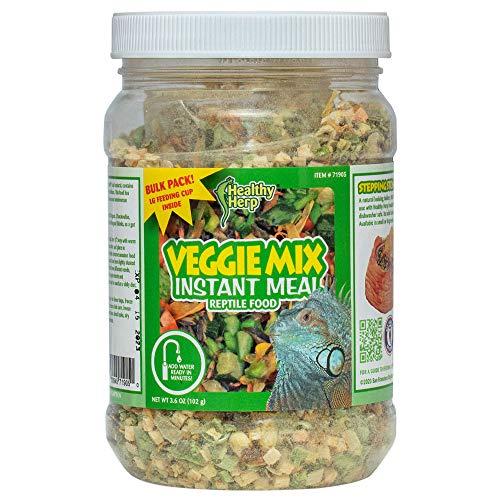 Healthy Herp Veggie Mix Instant Meal 3.6-Ounce (102 Grams) Jar