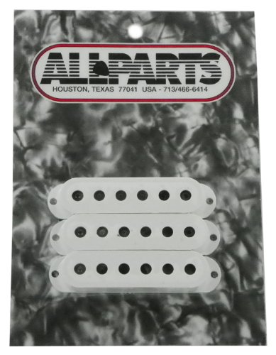 All Parts PC 0406-025 White Pickup Cover Set for Strat