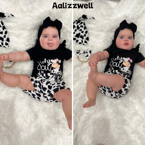 Aalizzwell Newborn Baby Girls Shorts Outfit for Summer2