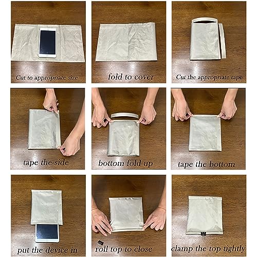 Moxona FABRIC88 Faraday Fabric Kit (44"W × 36"L Fabric + 36"L Tape).Multi-Purpose Conductive Cloth.Premium Soft Material Easy To Cut thumb #3