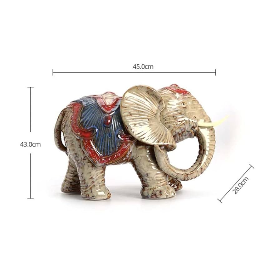 ゾウ　象　陶器　金彩　細描盛　骨董　置物　インテリア　工芸品　美術品　A3378 Amazon.co.jp: ゾウ 象 陶器 金彩 細描盛 骨董 置物 インテリア