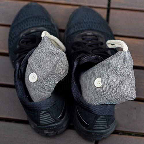 Camisin 5 Pack Natuurlijke Bamboe Houtskool Luchtzuiverende Zak Natuur Verse Luchtreiniger Zakken Geactiveerde Houtskool - Image 3