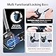 Tragbare magnetische Hals Halterung für Handys Action Kamera, Quick Release Hals Telefon Halter mit 3 abnehmbaren Arm für iPhone 16 15 14 Serie Android, POV/Vlog Selfie Mount Halskette Halter