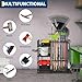 GarveeLife Garden Tool Organizer,Heavy Duty Garage Tool Storage With 6 Shelves& 35 Long-Handled Slots,Freestanding Tool Organizers and Storage for Yard Shed and Lawn