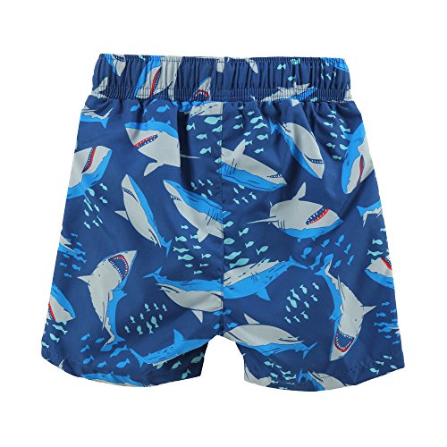 Estamico 1804-BS01-N4T Boys' Shark Quick Dry Beach Board Shorts Swim Trunk thumb #1