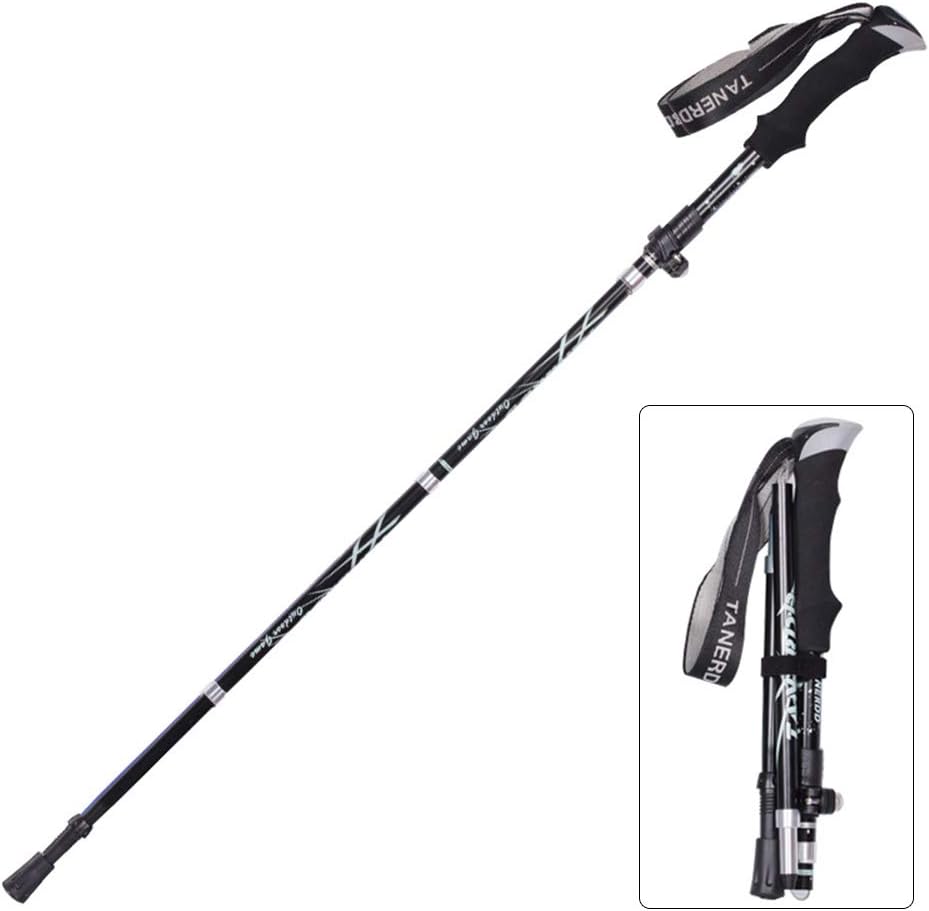 AZXAZ Walking Trekking Poles Folding Collapsible Hiking