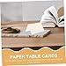 LABRIMP 100pcs Wedding Table Name Cards Dot Printing Elegant Place Cards for Seating Arrangements Cardstock for All Occasions