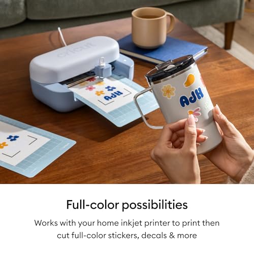 Image of Cricut Joy 2 Essential Bundle + Digital Content, Blue - Ultra-Compact Cutting Machine - Perfect for Making Cards, Stickers, Labels, & More - Includes Supplies for 35 Projects + Bonus Digital Content