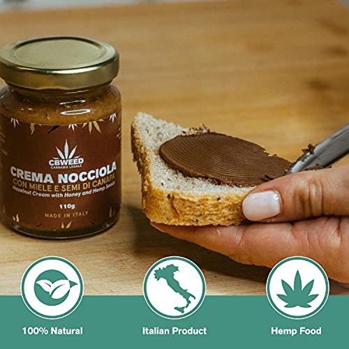CBWEED - Crema alla Nocciola con Miele e Semi di
