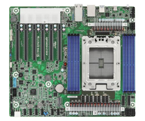 Image of Asrock Rack Motherboard AMPONED8-2T /BCM CEB Single-Socket AmpereOne Processor Server Board | Supports 6X PCIe 5.0 x16, 8X DDR5 DIMM, Dual 10GbE LAN, 2X MCIO (PCIe 5.0 x8), 1x PCIe 5.0 M.2