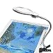 ARTDOT 5D Diamond Painting Magnifying Tools, LED Light with Magnifiers for Diamond Painting, 4X & 6X Magnifier LED Light with Clip and Flexible Neck