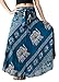 Bangkokpants Women's Long Bohemian Hippie Skirt Boho Dresses Gypsy Clothes Elephant One Size (Green, One Size)