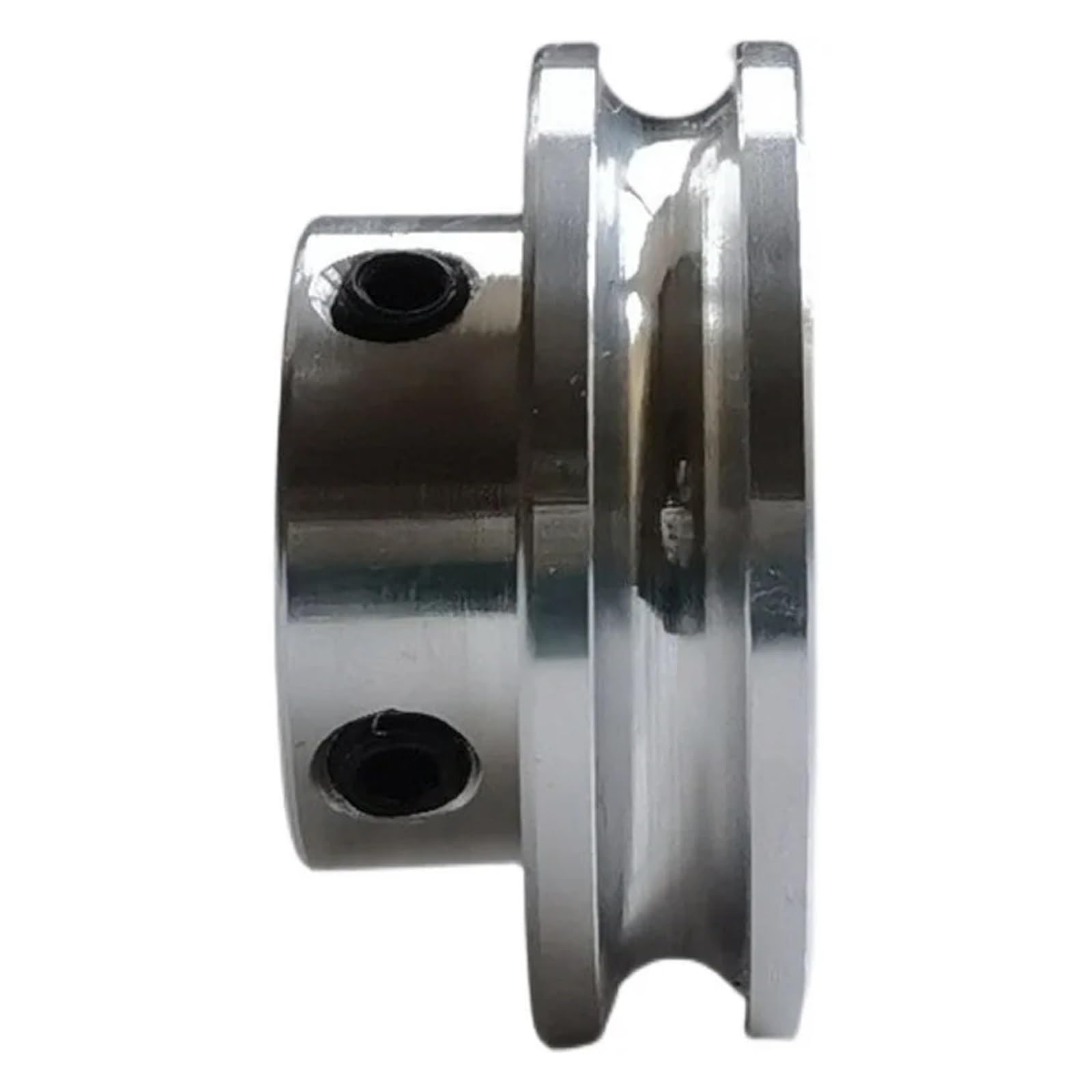 Rueda de polea de aluminio de 20/30/40 mm, polea de motor pequeña, rueda de transmisión R2, ancho de ranura de 4 mm (OD40 x 8 mm), ligera, ideal para proyectos de bricolaje y maquinaria